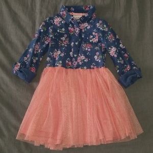 Little Lass Floral Tutu Dress